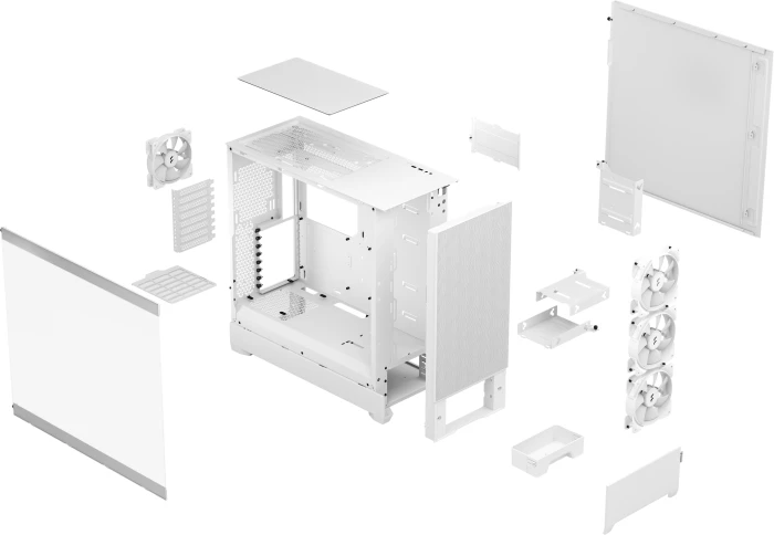 FRACTAL DESIGN Pop XL Air RGB White TG Clear