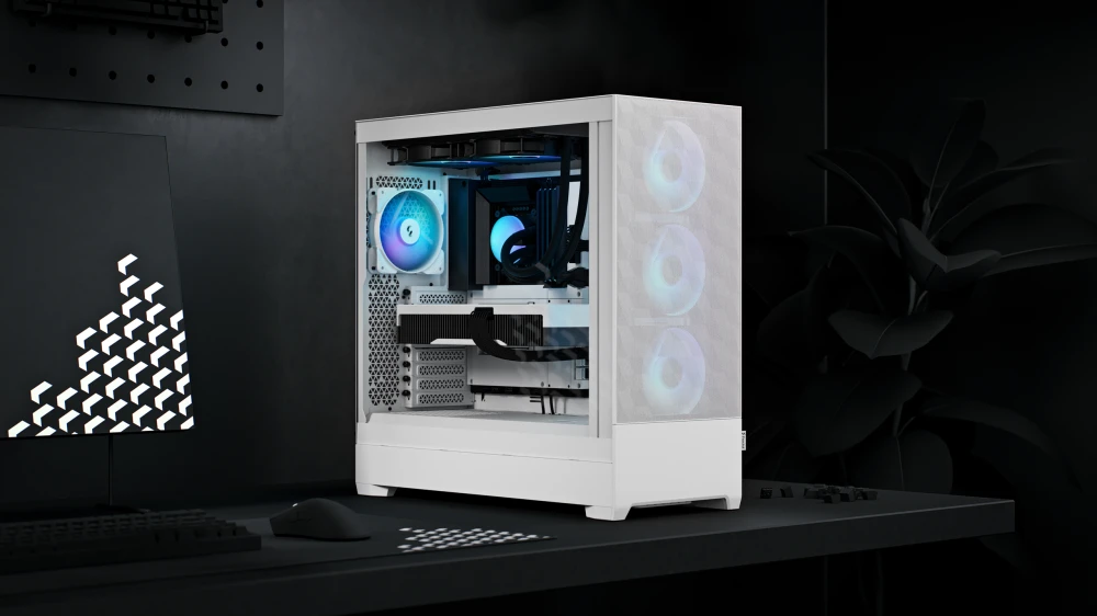 FRACTAL DESIGN Pop XL Air RGB White TG Clear