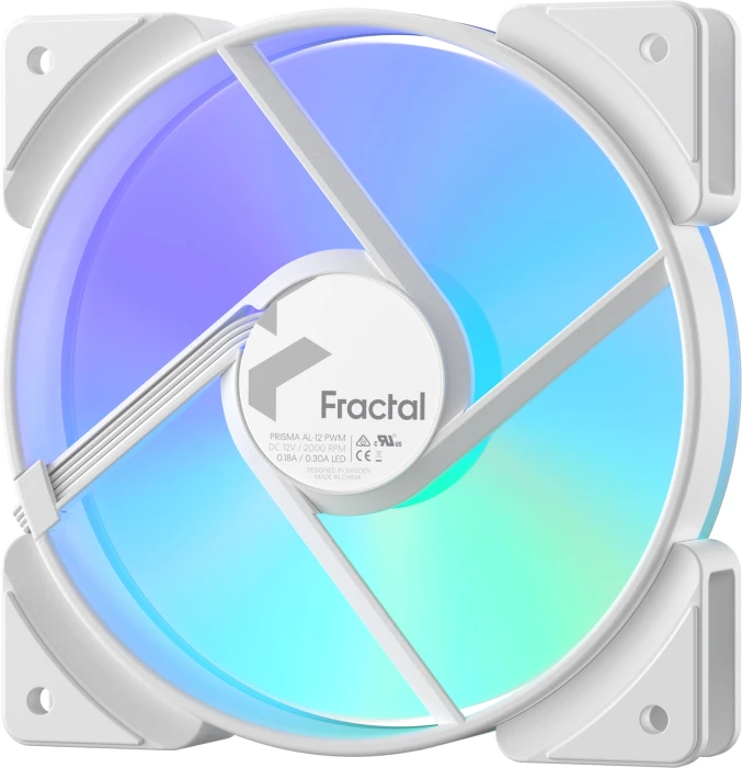 FRACTAL DESIGN Prisma AL-12 PWM White RGB