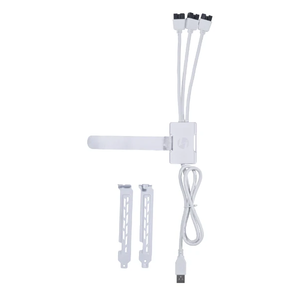 USB Хъб Lian Li PW-U2TPAB USB 1 към 3 Hub - White