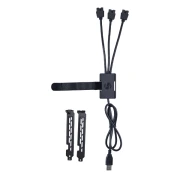 USB Хъб Lian Li PW-U2TPAB USB 1 към 3 Hub - Black