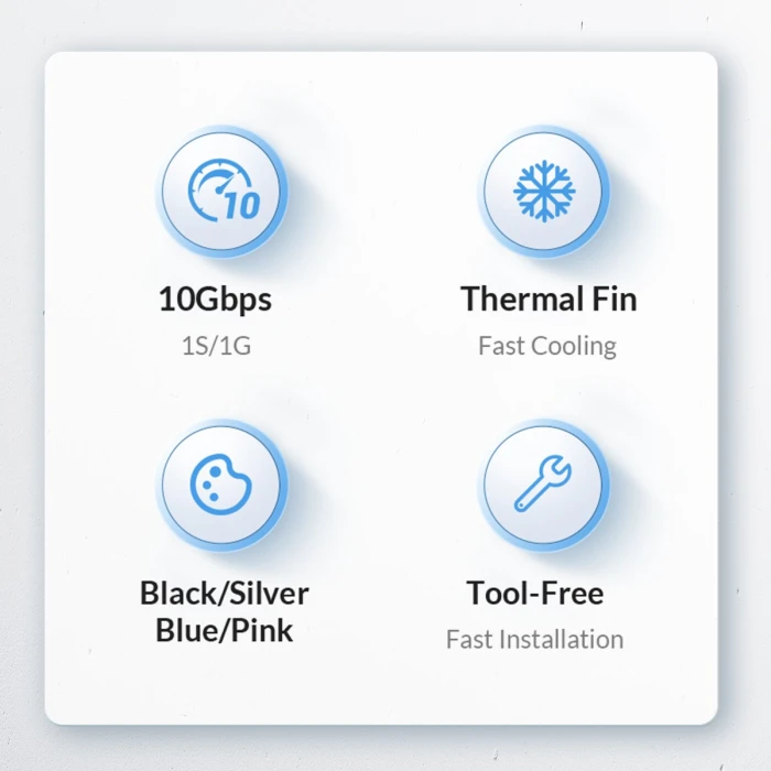 Orico кутия за диск M.2 NVMe Black