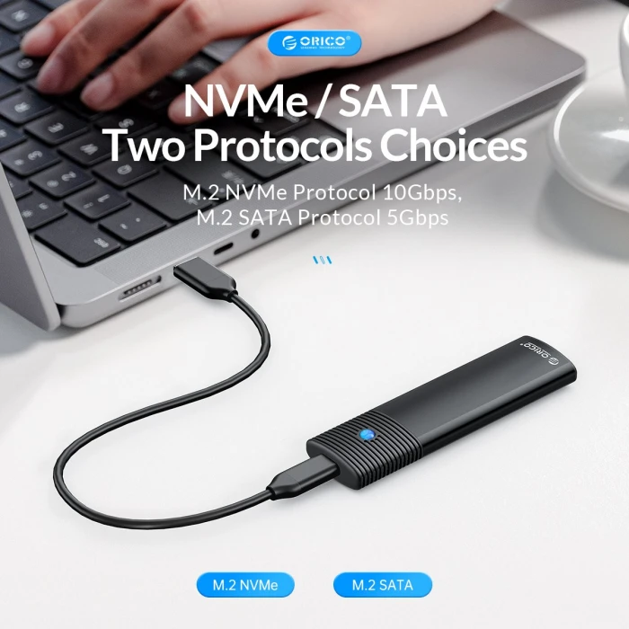 Orico кутия за диск M.2 NVMe Black