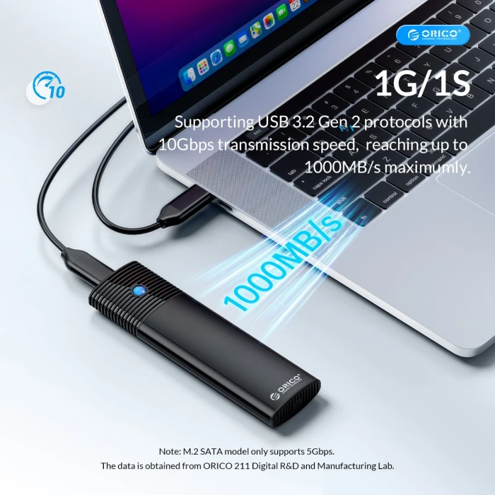 Orico кутия за диск M.2 NVMe White