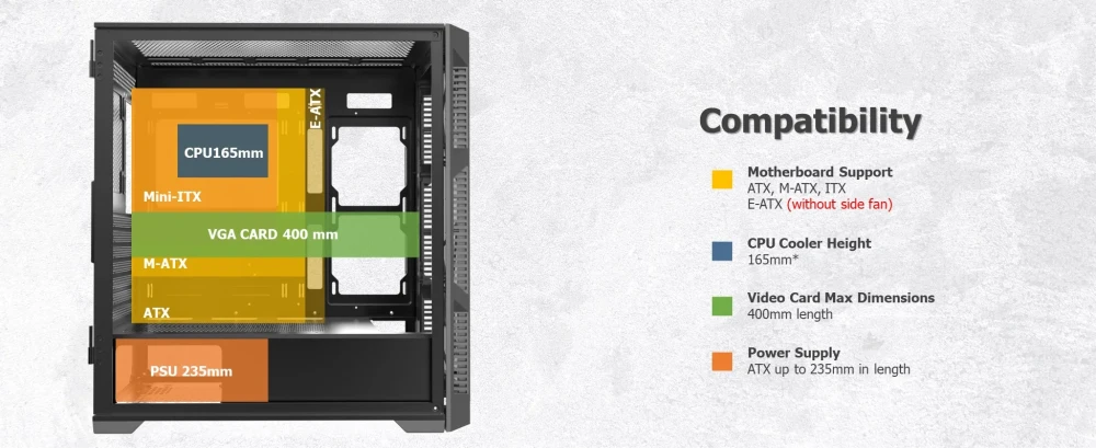 Raijintek PONOS ULTRA MS4 Black