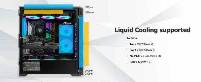 Raijintek PONOS ULTRA MS4 Black