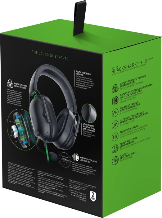 Razer BlackShark V2 X Black