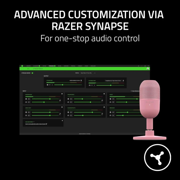 Razer Seiren V3 Mini Quartz Pink