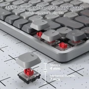 Redragon Azure K652 сива Red Switch