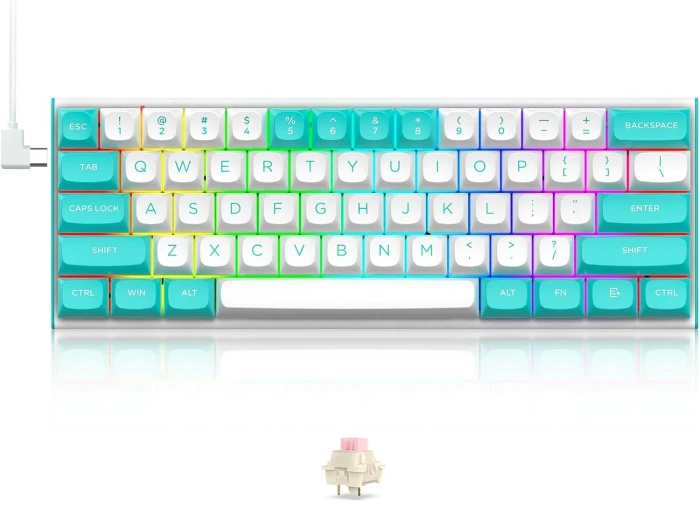 Redragon Fidd RGB K683WB White/Green