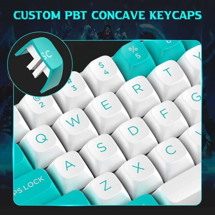 Redragon Fidd RGB K683WB White/Green