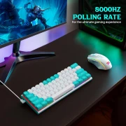 Redragon Fidd RGB K683WB White/Green