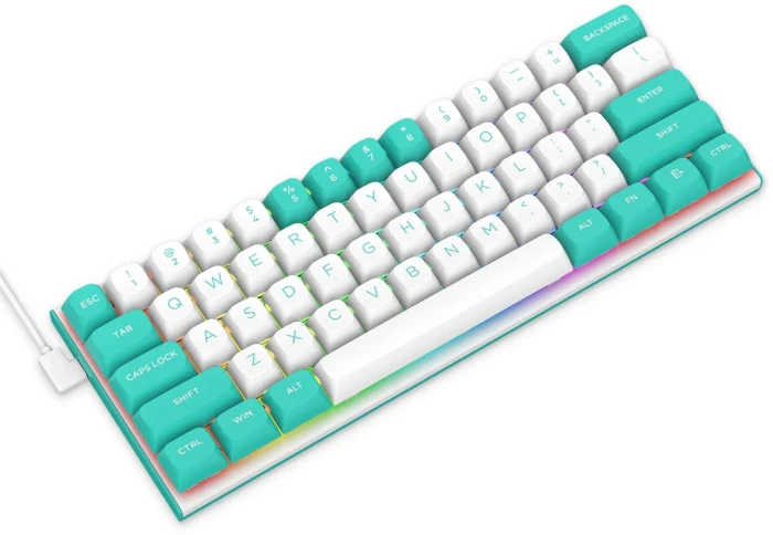 Redragon Fidd RGB K683WB White/Green