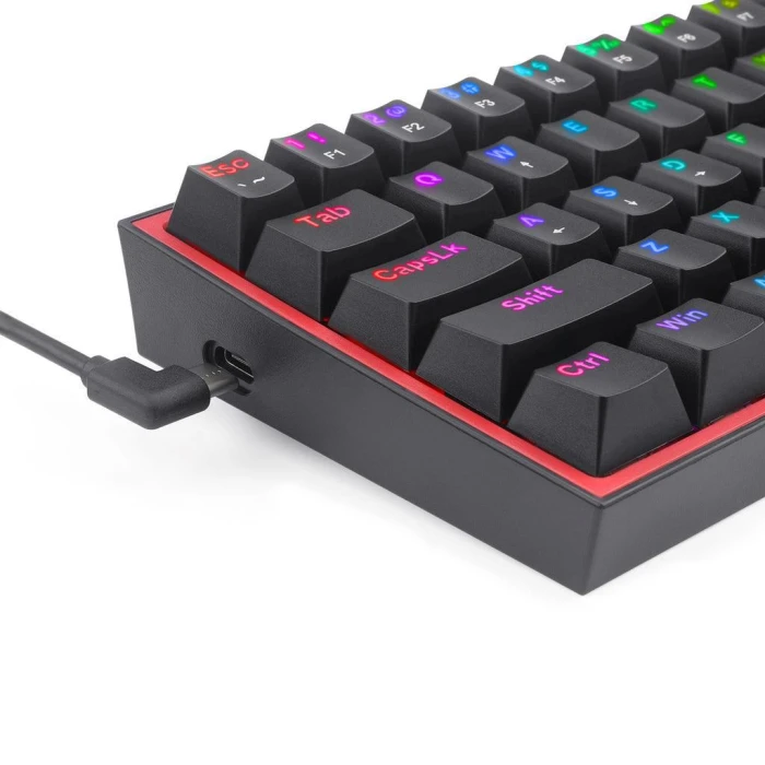 Redragon Fizz K617-RGB_RD черна