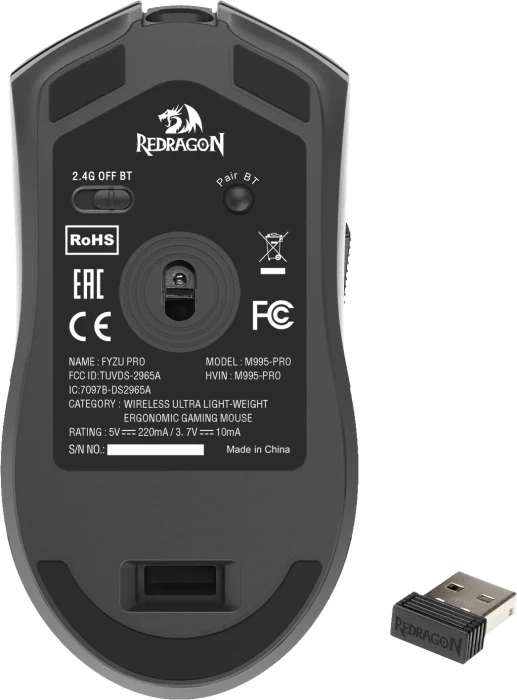 Redragon Fyzu PRO M995-PRO Black