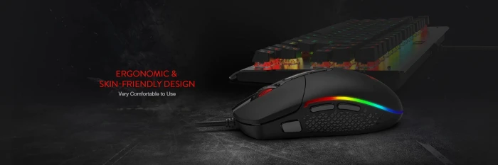 Redragon M719 RGB Invader Black