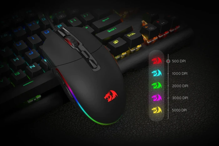 Redragon M719 RGB Invader Black