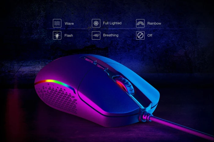 Redragon M719 RGB Invader Black