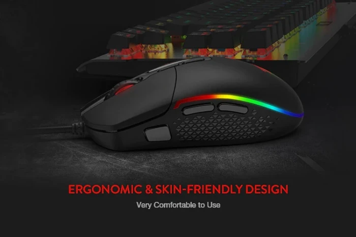 Redragon M719 RGB Invader Black