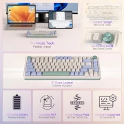 Redragon UCAL K673 PRO Vintage White