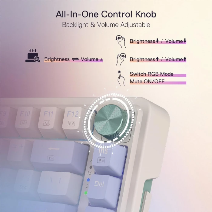 Redragon UCAL K673 PRO Vintage White