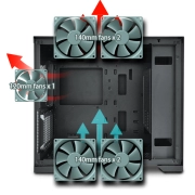 FSP CMT580B Mesh TG Черна