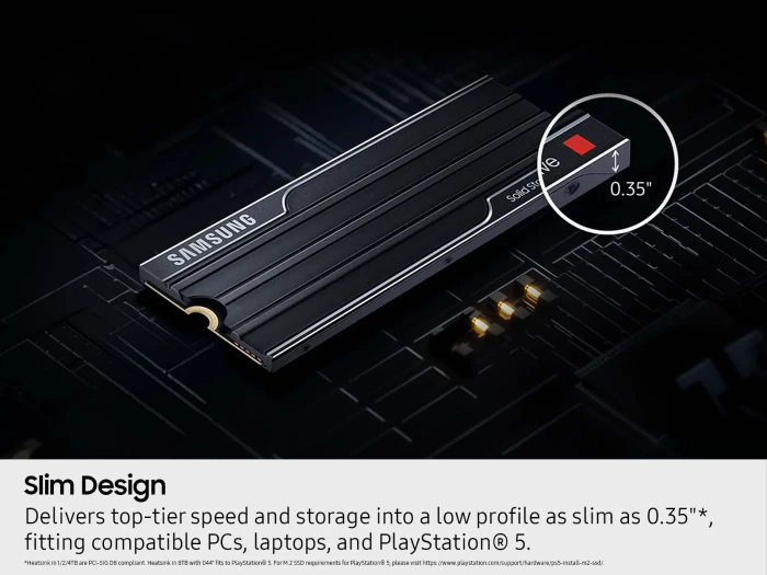 SAMSUNG 9100 PRO Heatsink PCIe 5.0 - 1TB