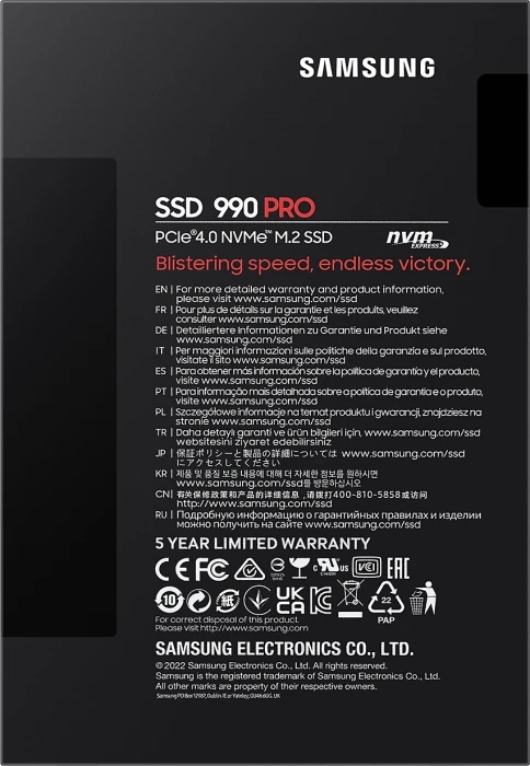 SAMSUNG 990 PRO 4TB