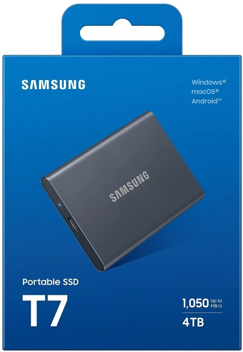 Samsung Portable SSD T7 Gray 4TB