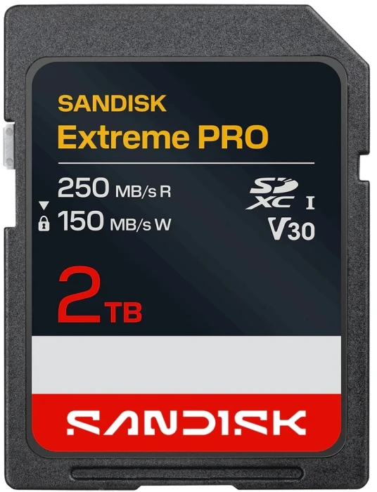 SanDisk Extreme PRO SD - 2TB