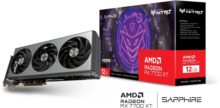 SAPPHIRE NITRO+ RX 7700 XT GAMING OC 12GB