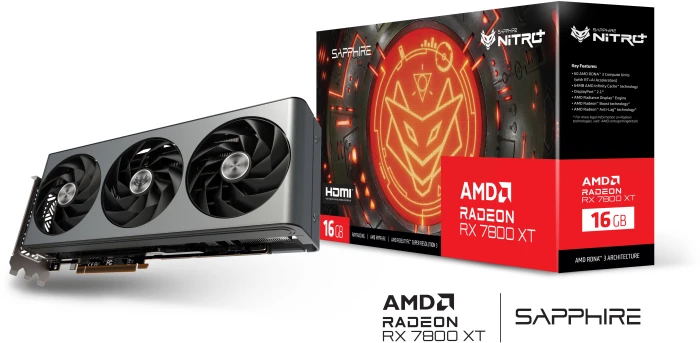 SAPPHIRE NITRO+ RADEON RX 7800 XT GAMING OC 16GB