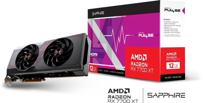 SAPPHIRE PULSE RX 7700 XT GAMING 12GB