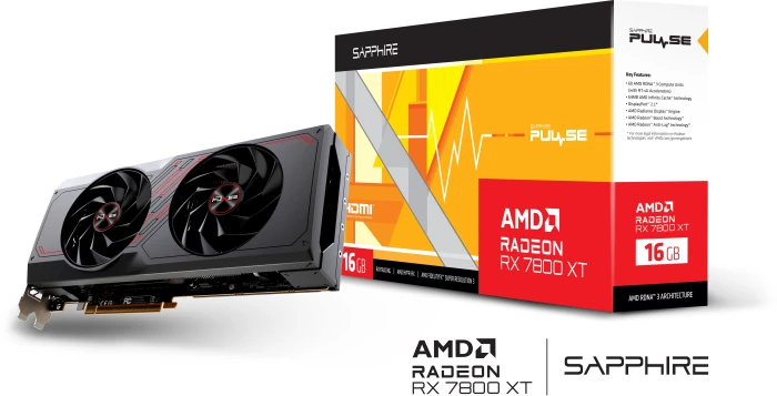 SAPPHIRE PULSE RX 7800 XT GAMING 16GB