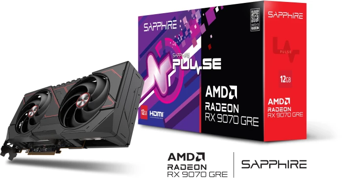 SAPPHIRE PULSE RX 9070 GRE OC 12GB