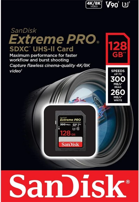 SANDISK Extreme PRO SDXC 128GB