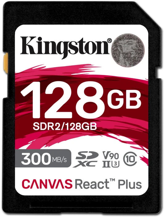 Kingston Canvas React Plus SDXC 128GB