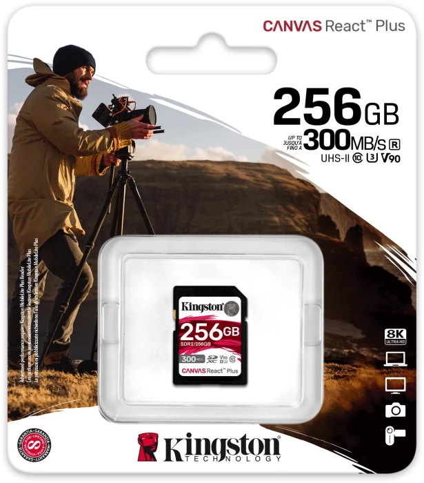 Kingston Canvas React Plus SDXC 256GB