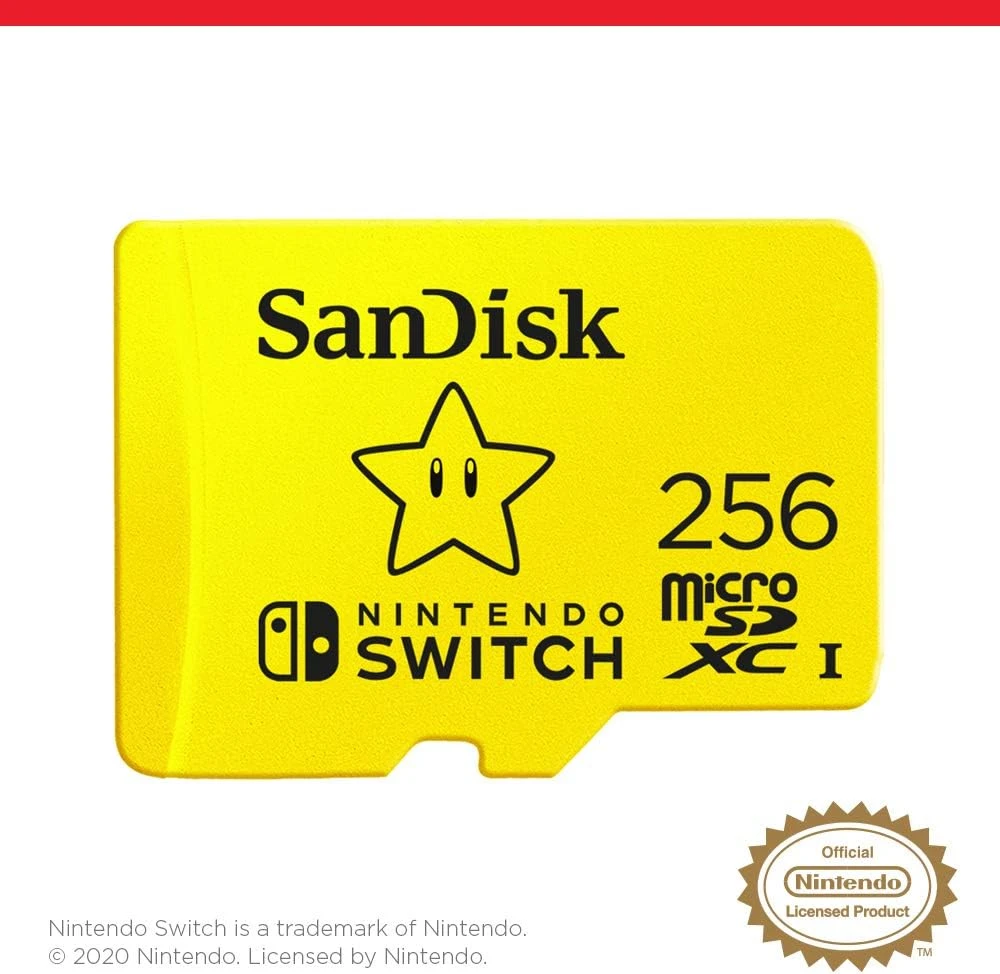 SanDisk microSD Nintendo Switch 256GB