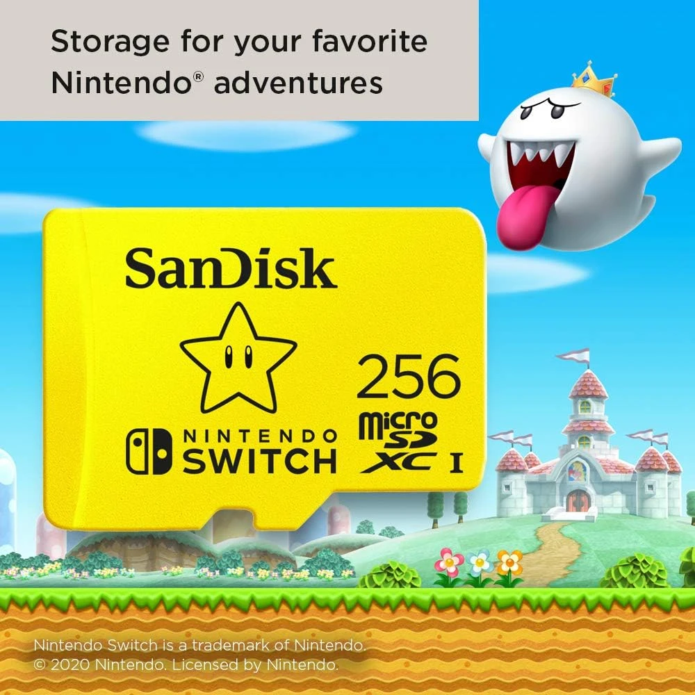 SanDisk microSD Nintendo Switch 256GB