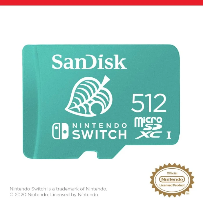 SanDisk microSD Nintendo Switch 512GB