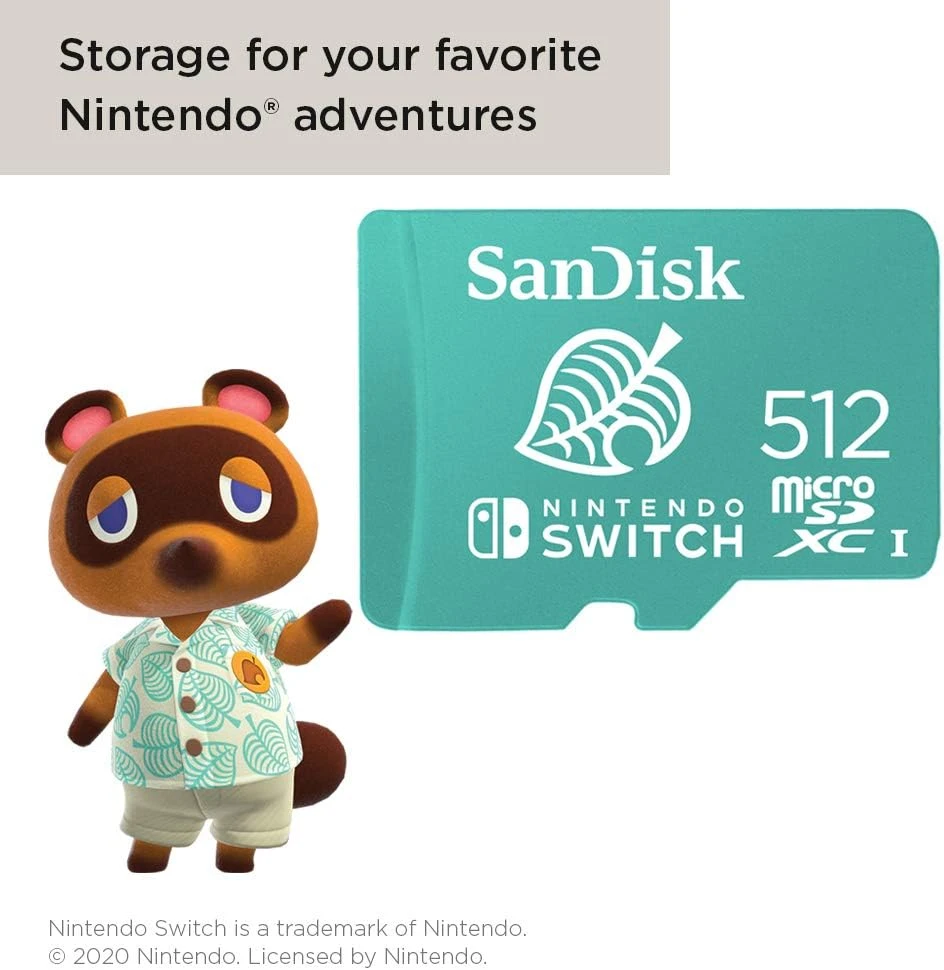 SanDisk microSD Nintendo Switch 512GB