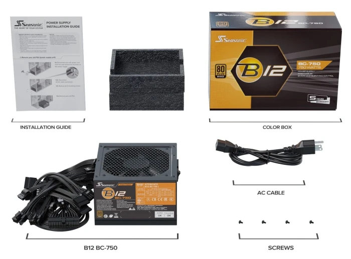 Seasonic B12 BC-750 Bronze 750W