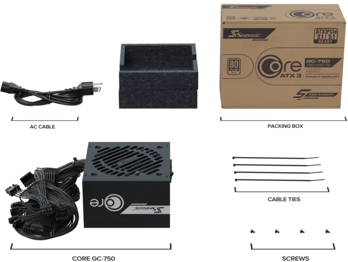 Seasonic CORE GC-750 Gold 750W