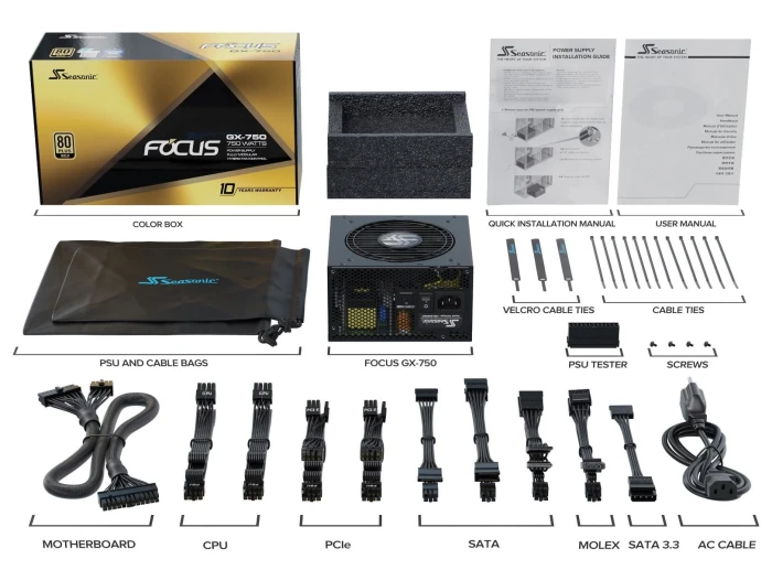 Seasonic FOCUS SSR-750FX Gold 750W