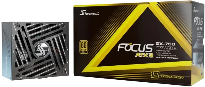 Seasonic FOCUS GX ATX 3 2024 Gold 750W