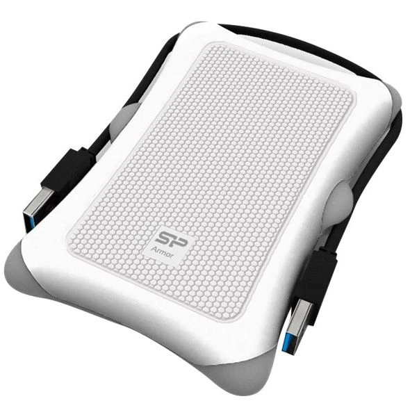 Удароустойчиво чекмедже за 2.5" диск Silicon Power Armor A30 USB 3.0 White