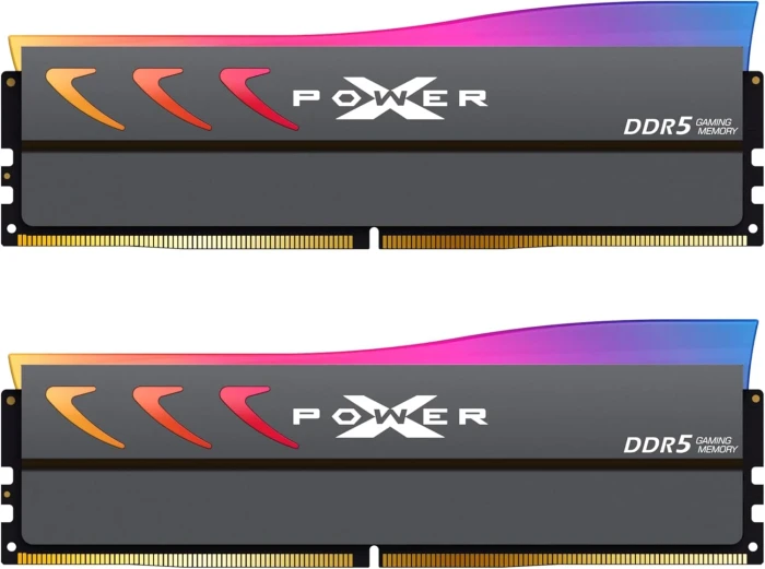 64GB (2x32) DDR5-6000 CL38 Silicon Power Storm RGB