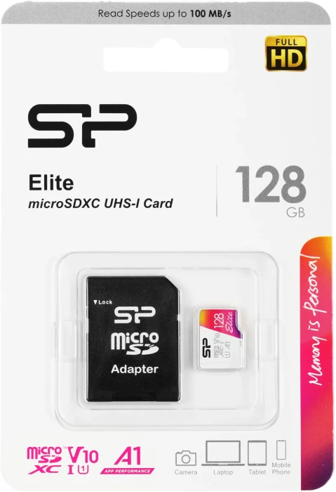 Silicon Power Elite microSD - 128GB