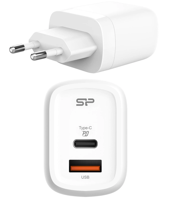 SILICON POWER Boost Charger QM25 30W USB Type-A/Type-C White